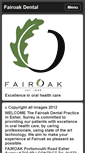 Mobile Screenshot of fairoakdental.com